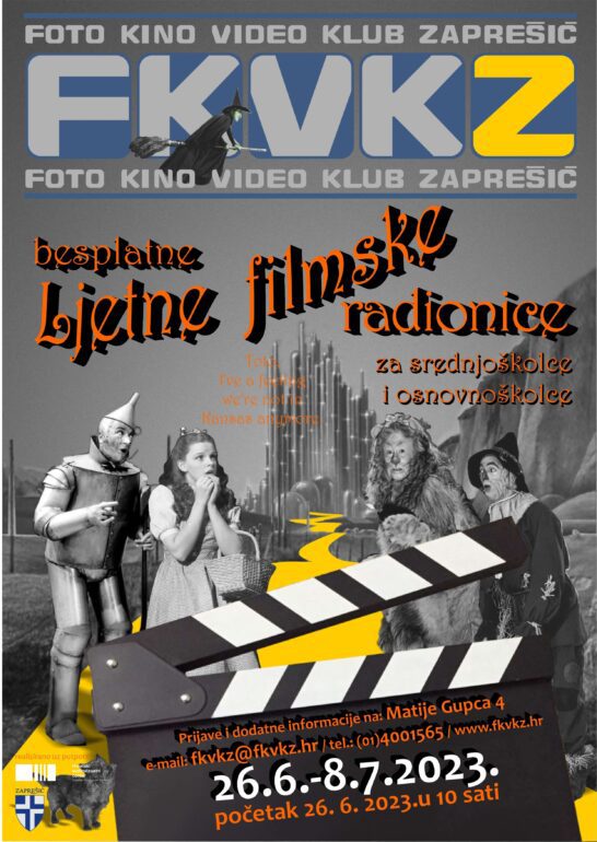 Plakat – Ljetne radionice u FKVK Zaprešić