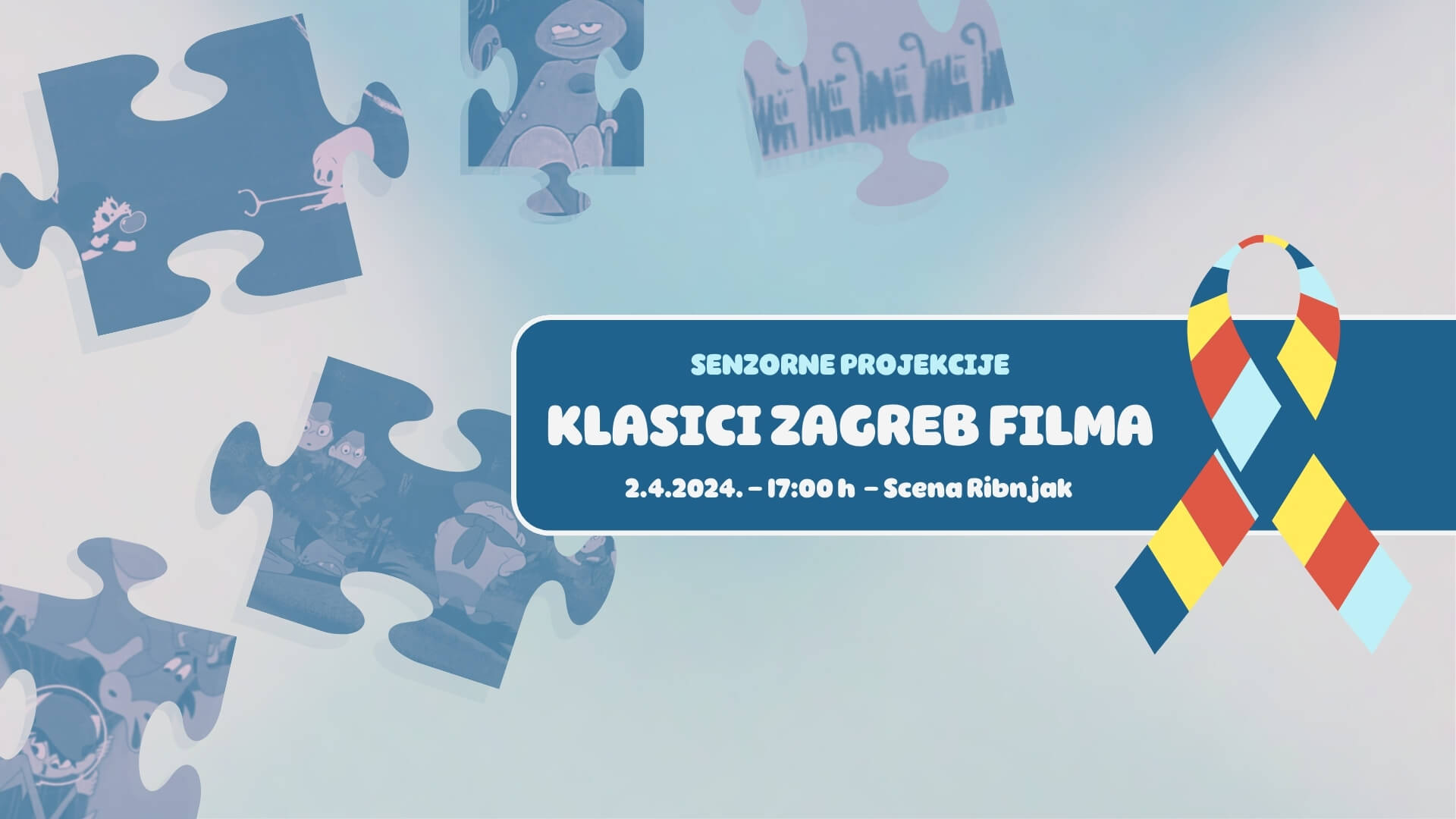 Obilježavamo Svjetski dan svjesnosti o autizmu uz senzornu projekciju na Sceni Ribnjak